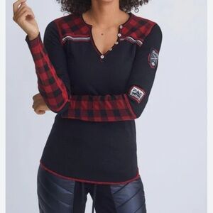 Alp N Rock Charlotte Henley Shirt Size Small